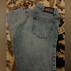 Mens Gucci jeans size 30 washed denim jeans